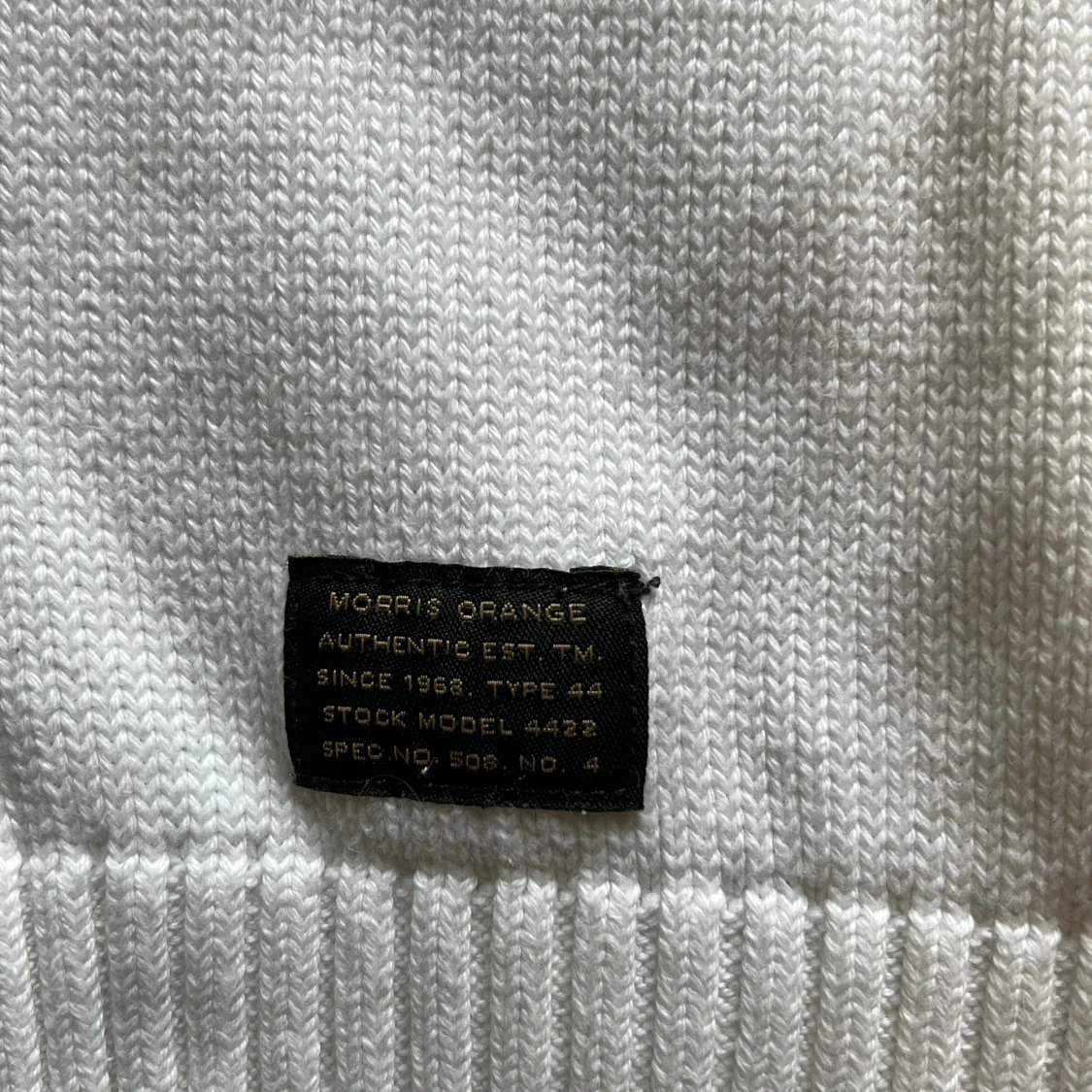 Vit stickad tröja från Morris Gents - 3