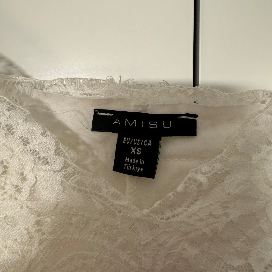 Vitt spets linne  - 2