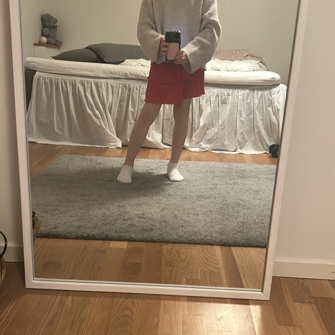 Röd volangkjol från Kappahl - 2