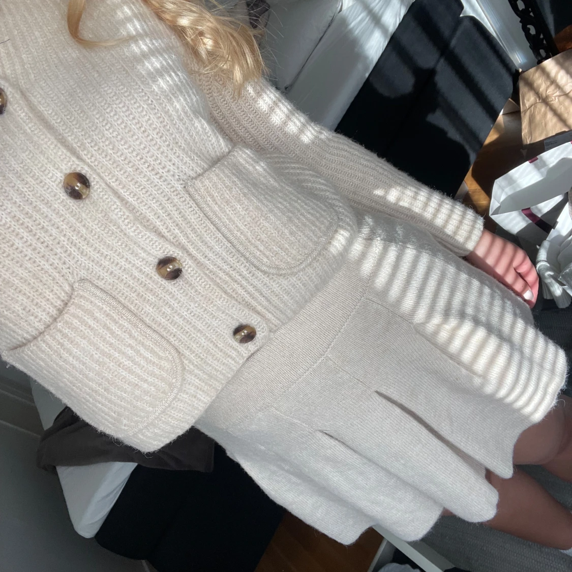 Stickat Set Kofta/kjol - 1