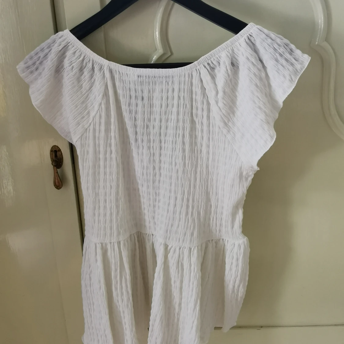 Vit topp oanvänd lager 157 - 1