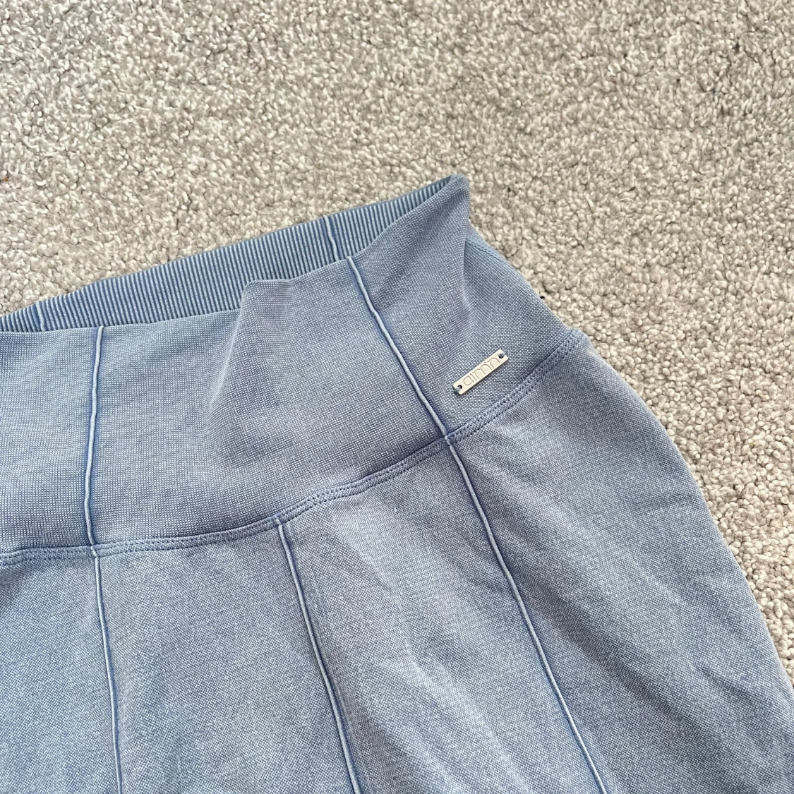 Blåa träningsbyxor från Aim’n med hög midja - 2