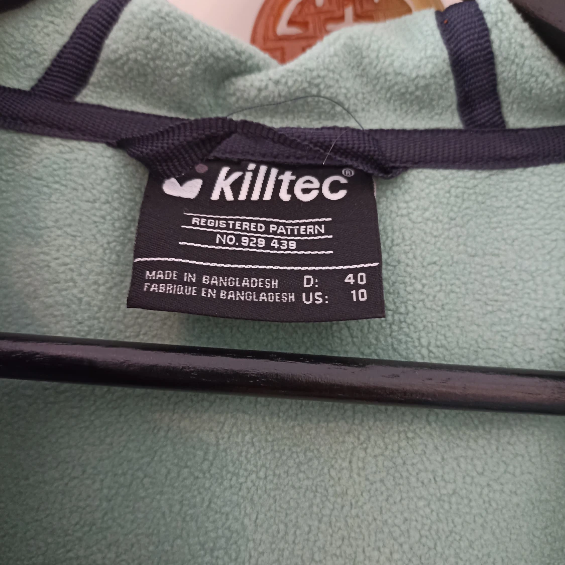 Blå vindjacka från Killtec med huva - 2