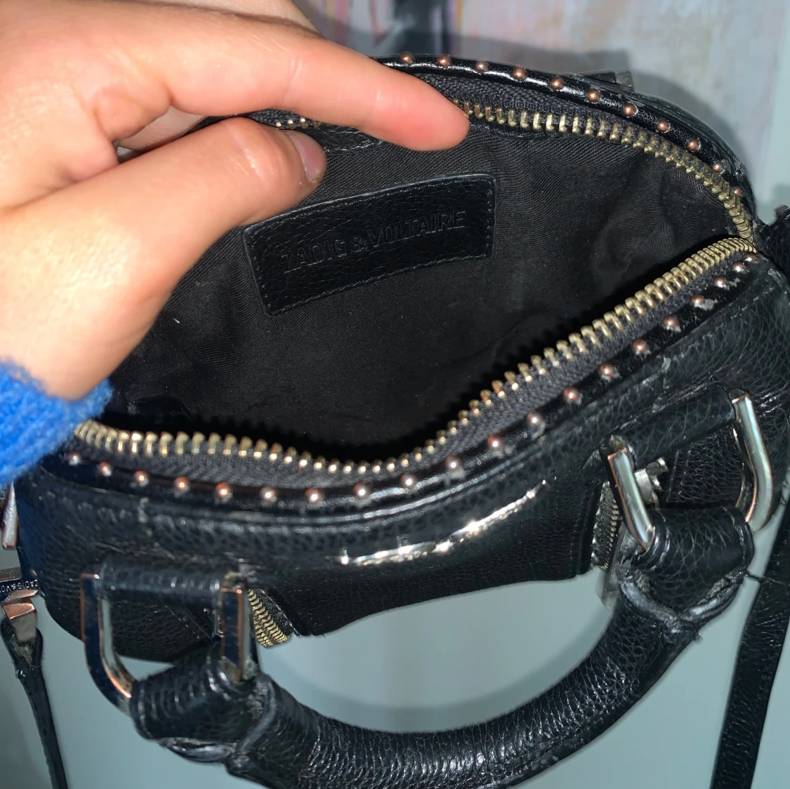 Svart Zadig & Voltaire handväska i skinn - 2