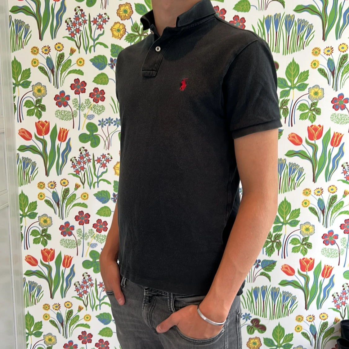 Svart pikétröja från Ralph Lauren - 2