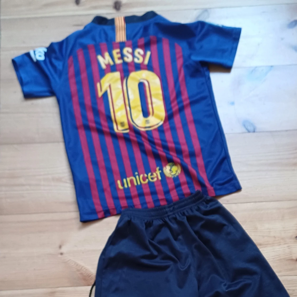 FC Barcelona Messi matchtröja set - 1