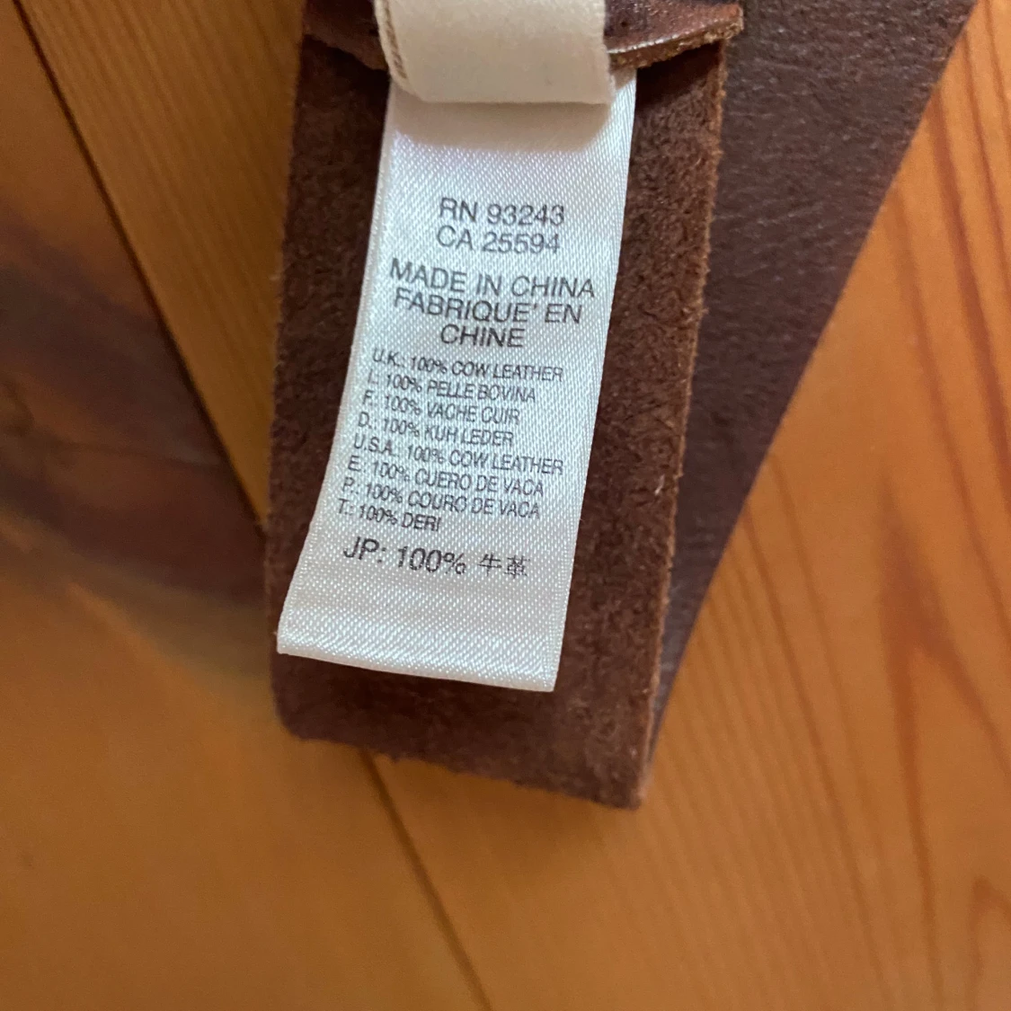 Brunt skärp i skinn från Diesel - 3