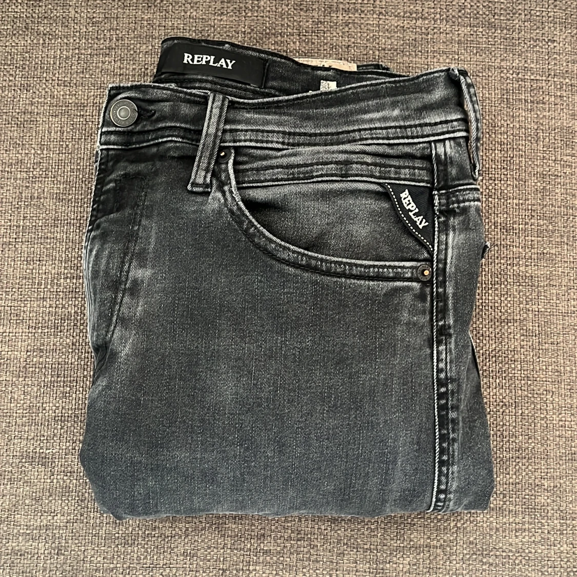 Svarta replay jeans