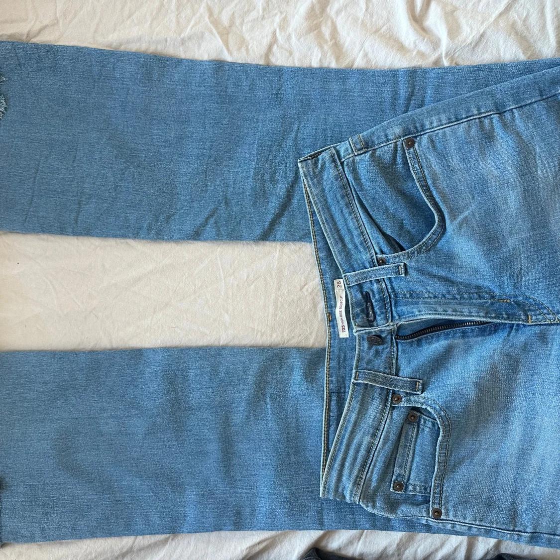 Levi's 725 bootcut jeans ljusblå