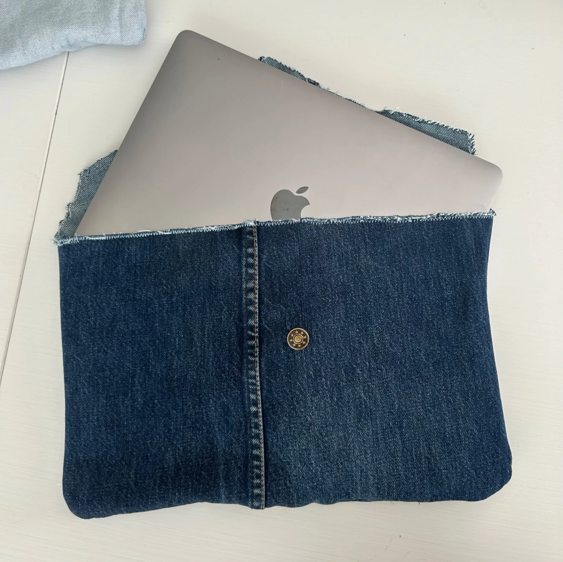 Datorväska i jeans - 1