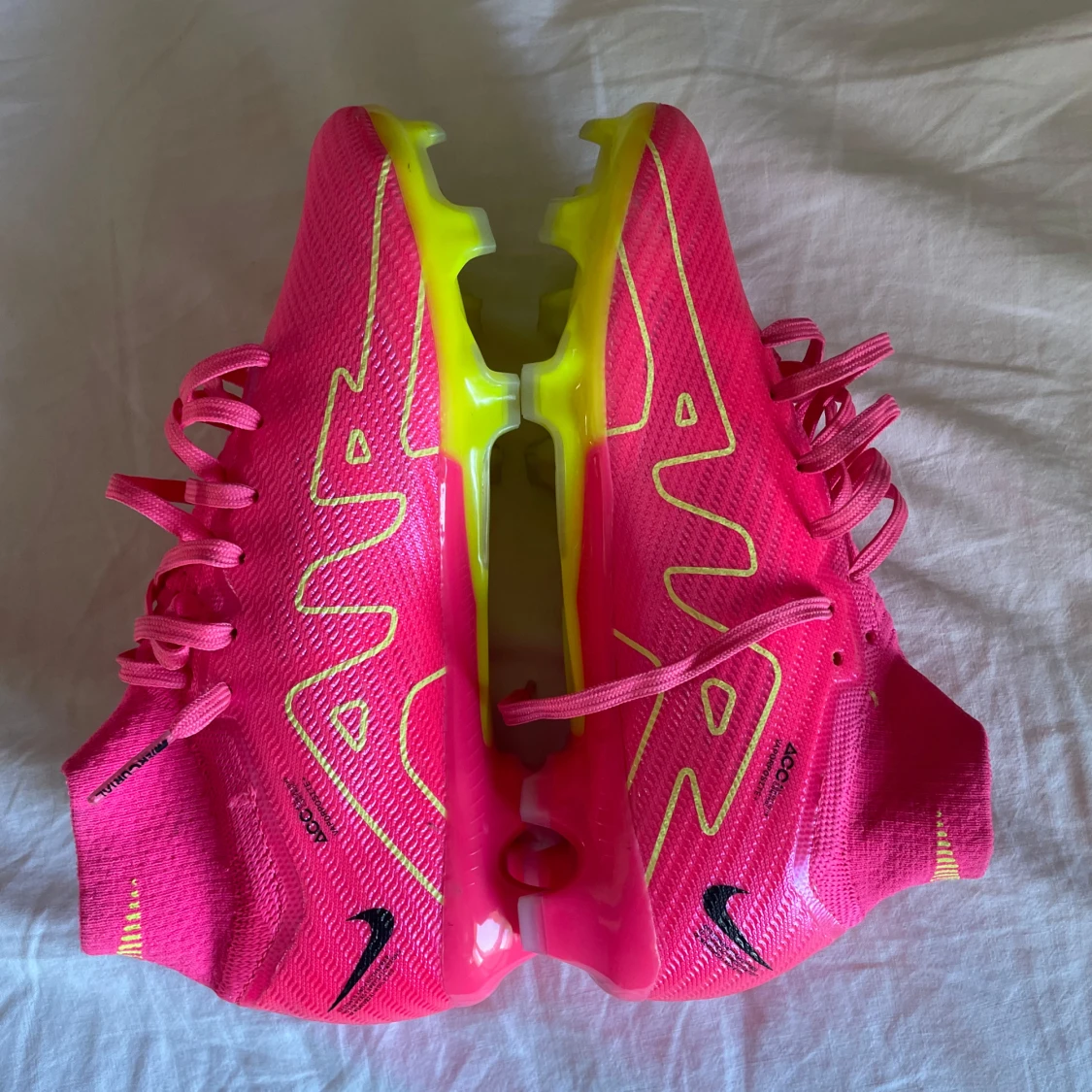 Nike Air Zoom Mercurial fotbollsskor rosa - 1