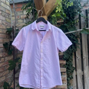 Barbour kortarmad skjorta S - Rosa vit randig storlek S