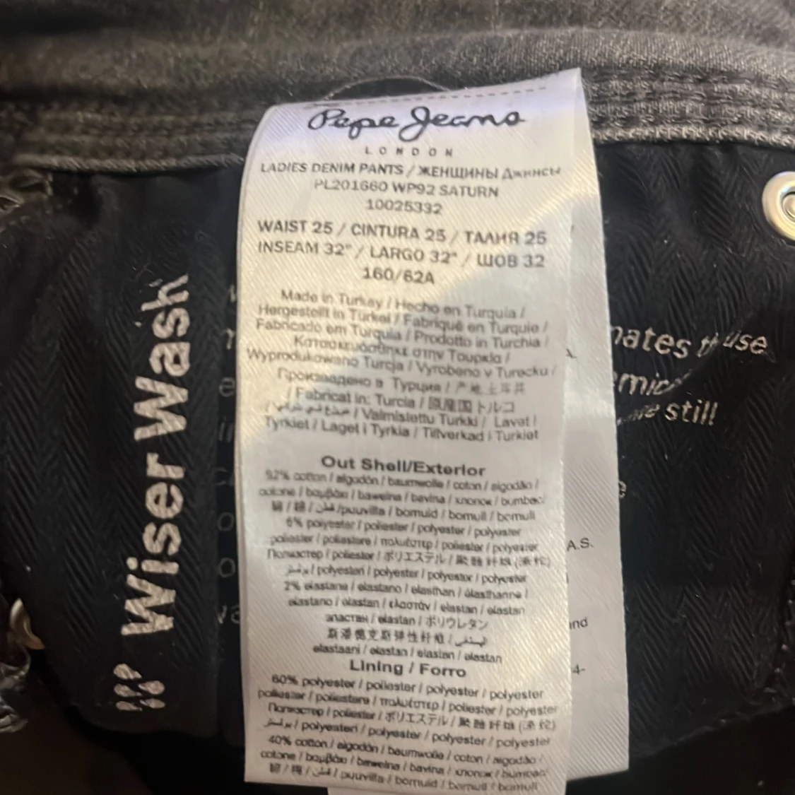 Grå Pepe Jeans low waist jeans - 3