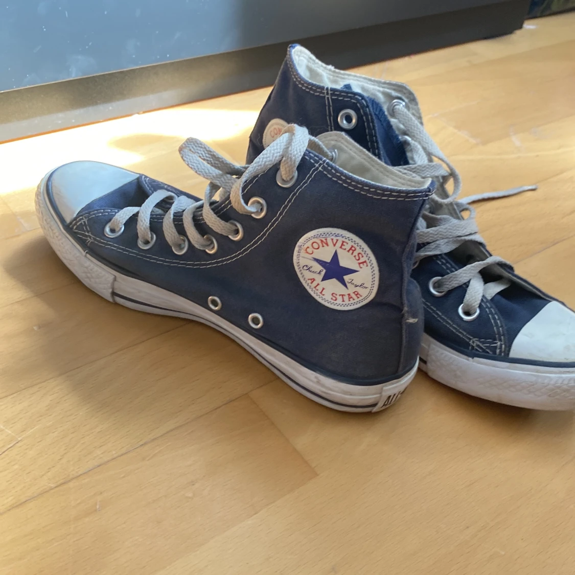 Blå Converse All Star high-top sneakers - 1