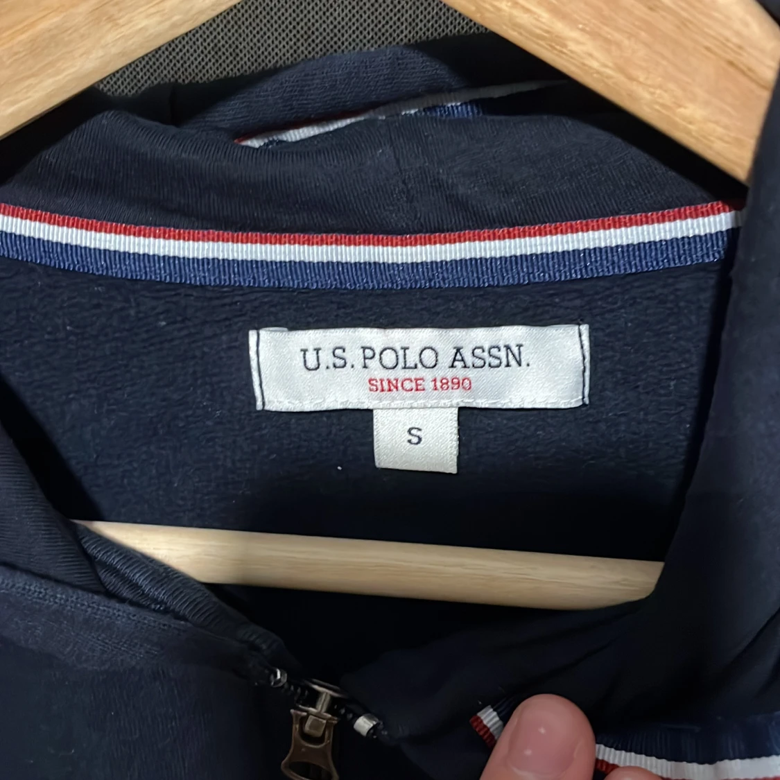 Marinblå hoodie från Ralph Lauren - 2