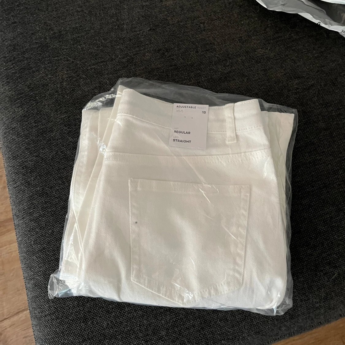 Vita raka jeans från Name It