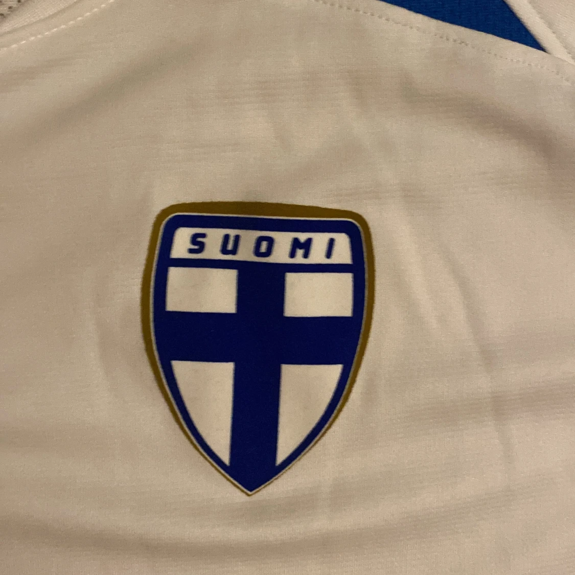 Vit-blå Finland Nike fotbollströja L - 4