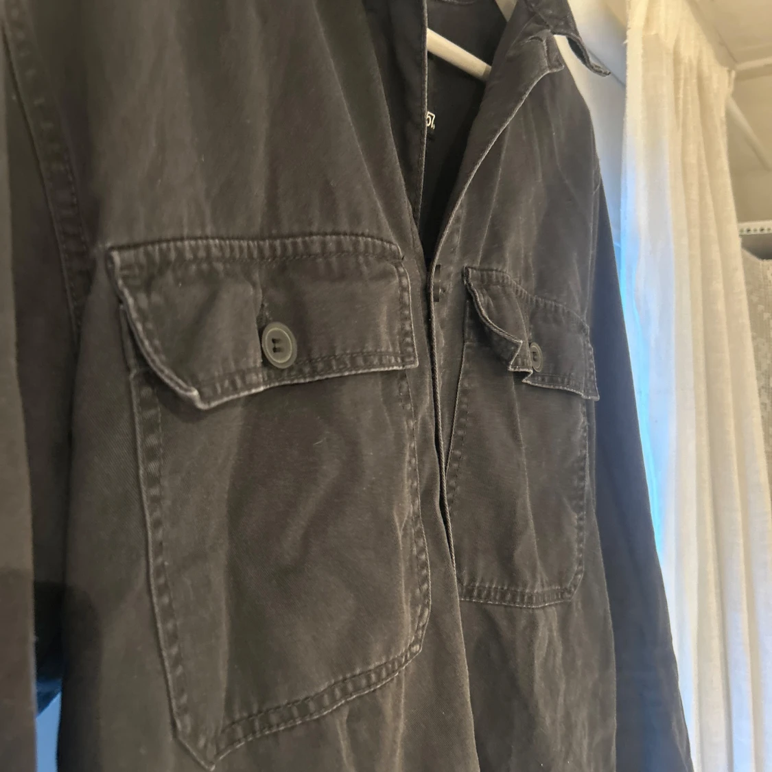 Svart overshirt från 157, storlek S - 3