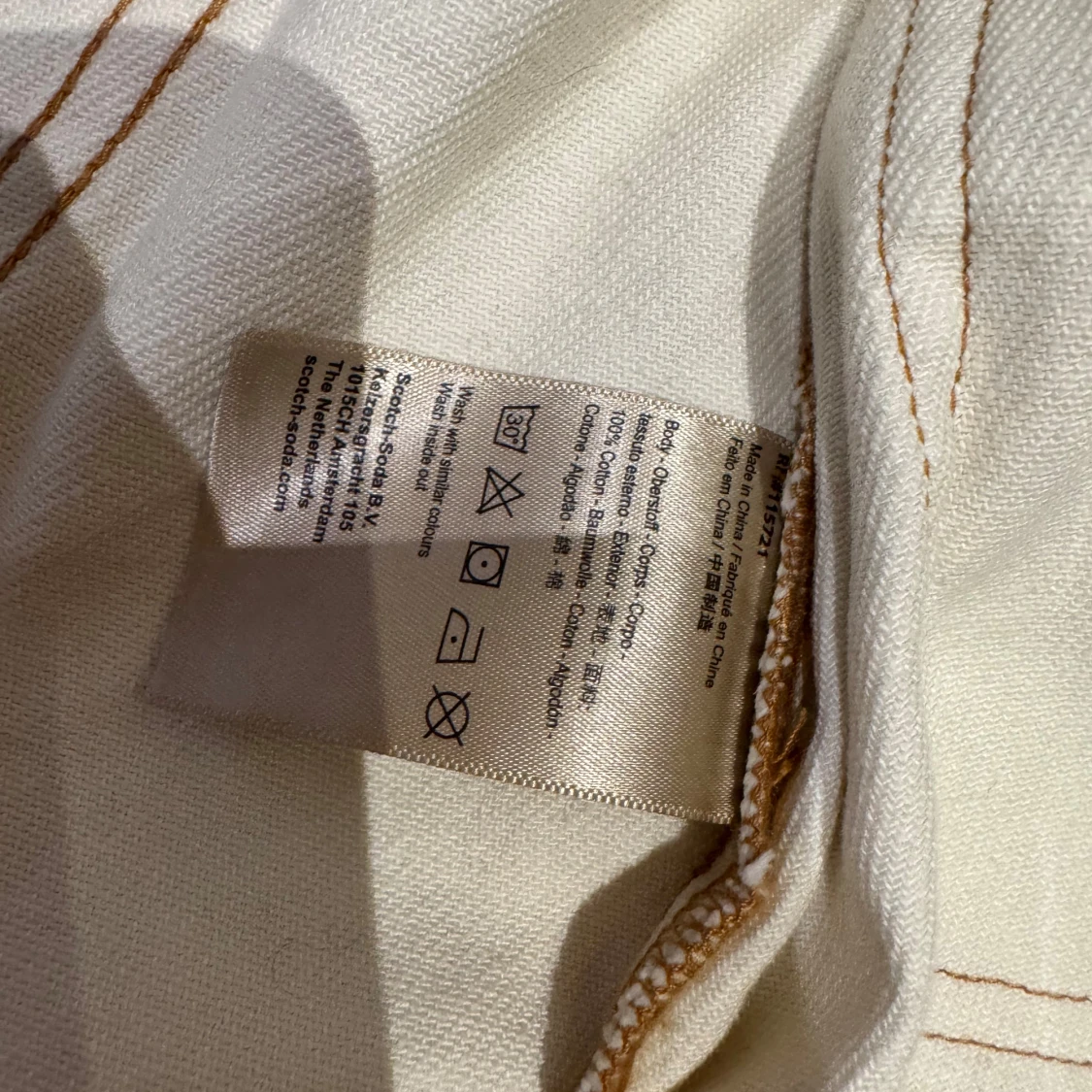 Beige jeansjacka Scotch & Soda Hawaii - 3