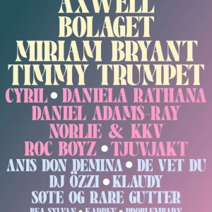 Summer On Festival 2025 tvådagars - Festivalpass till Summer On Festival 2025 i Båstad! Upplev grymma artister som Axwell, Miriam Bryant och Timmy Trumpet. Gäller 13-14 juni, 18+ år, tillgång till barer, foodcourt och aktiviteter. 