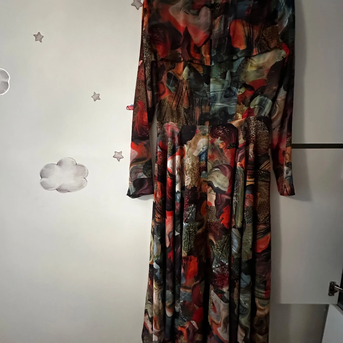 Mönstrad långklänning från Weekday - 1