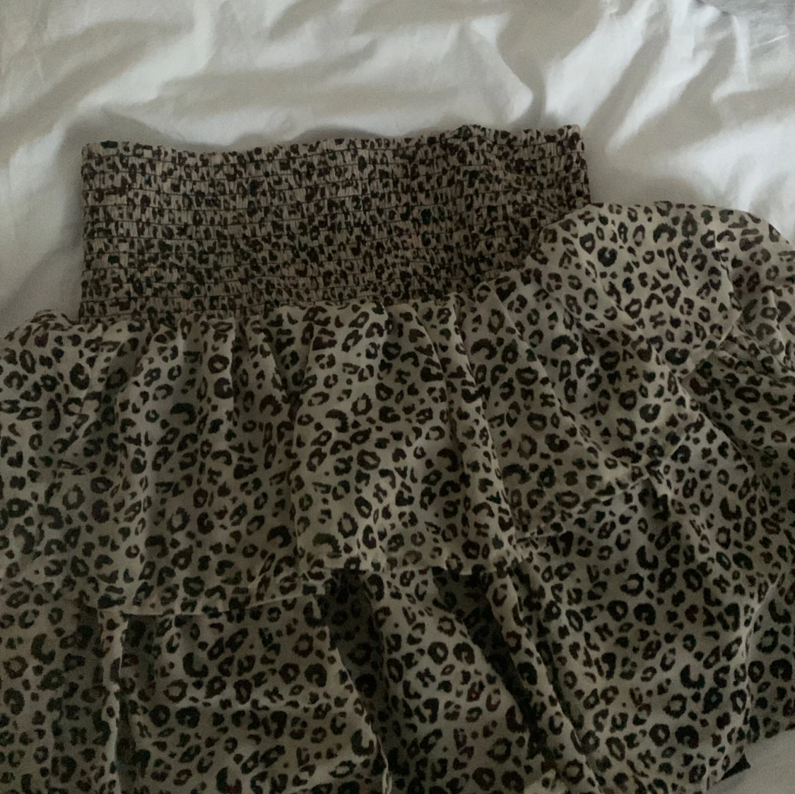 Leopardmönstrad volangkjol 🐆 - 4