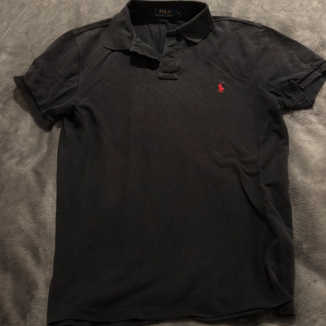 Svart pikétröja Polo Ralph Lauren 