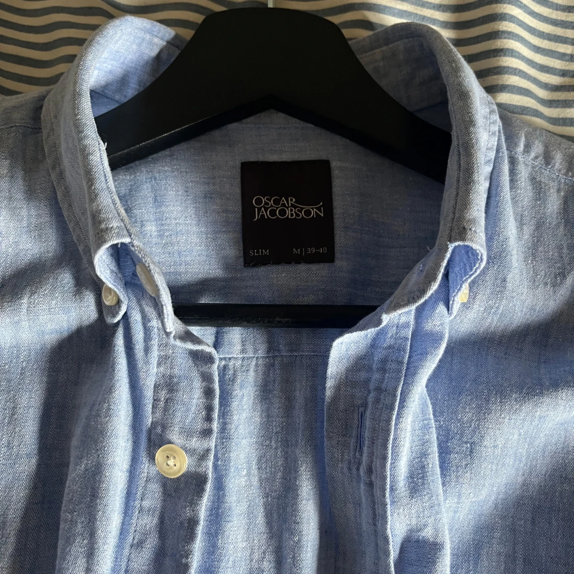 Oscar jacobsson 100% Linne skjorta  - 4