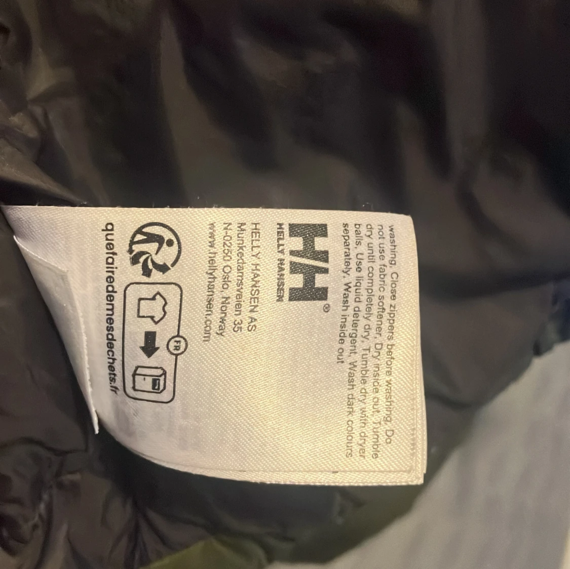 Grön och svart pufferjacka Helly Hansen - 3