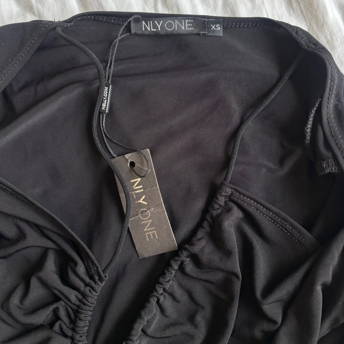 Svart långärmad klänning NLY ONE XS - 2