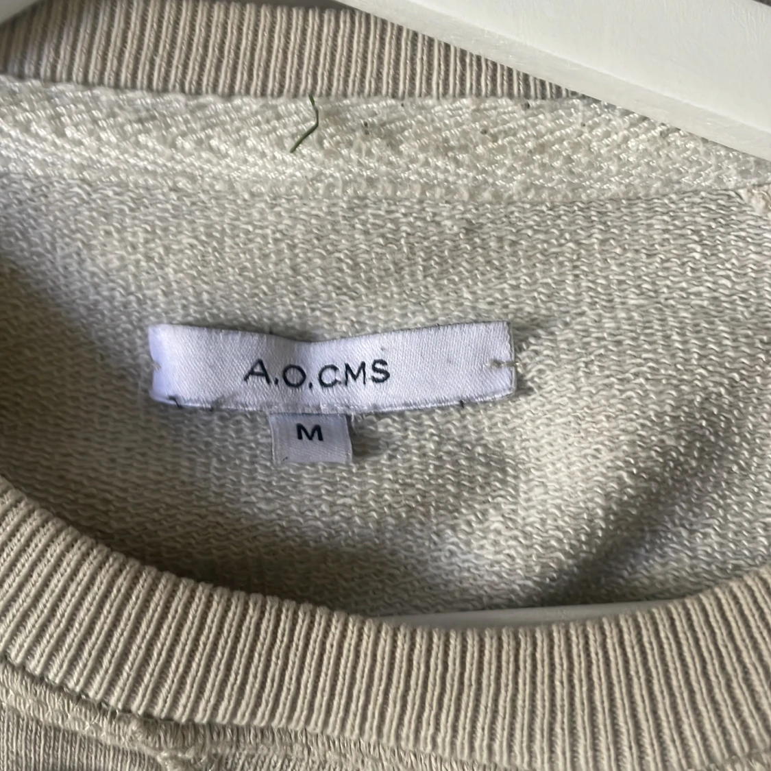 Beige sweatshirt från A.O.CMS, M - 1