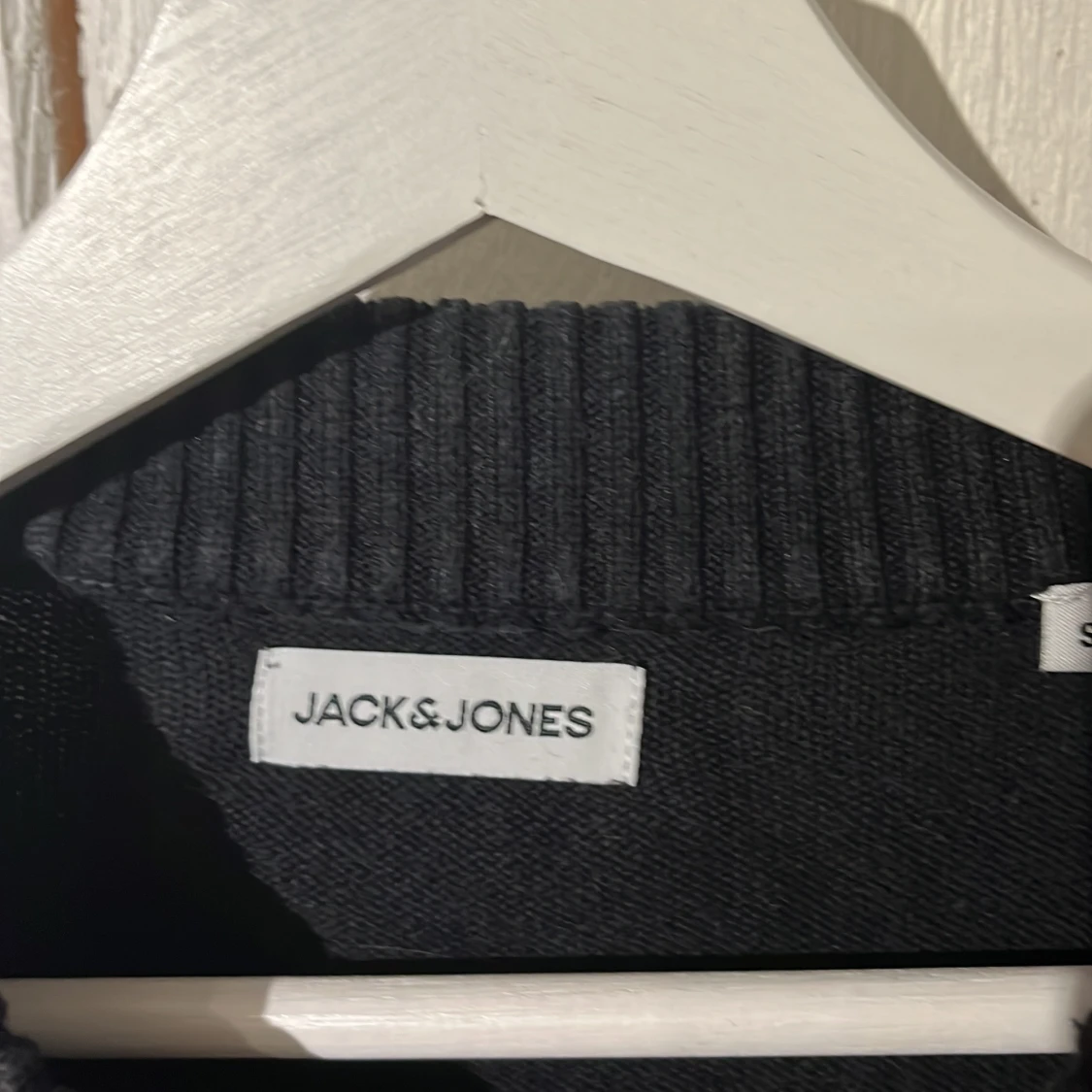 Svart stickad tröja Jack & Jones - 1