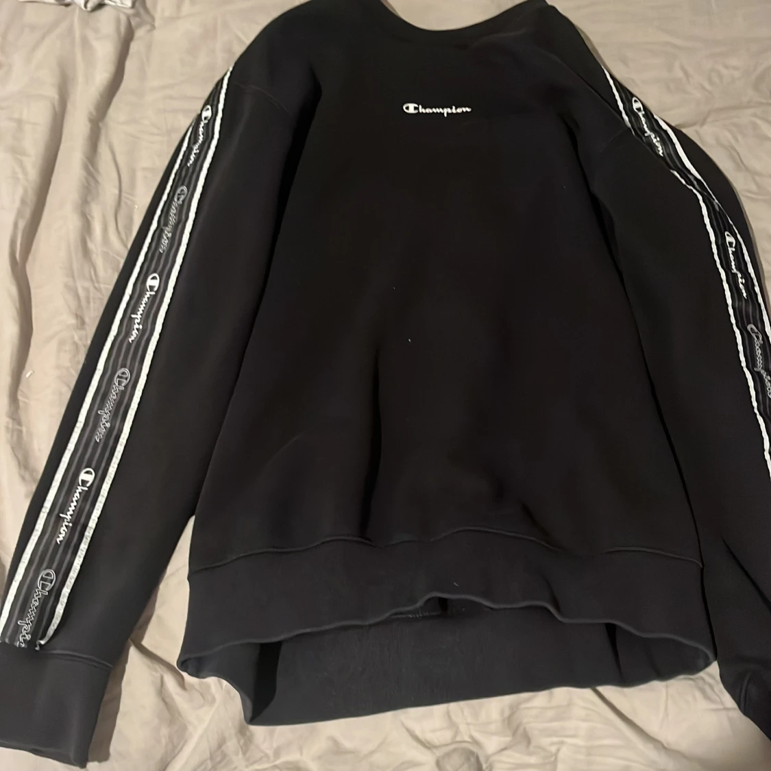 Svart Champion sweatshirt med logga - 2