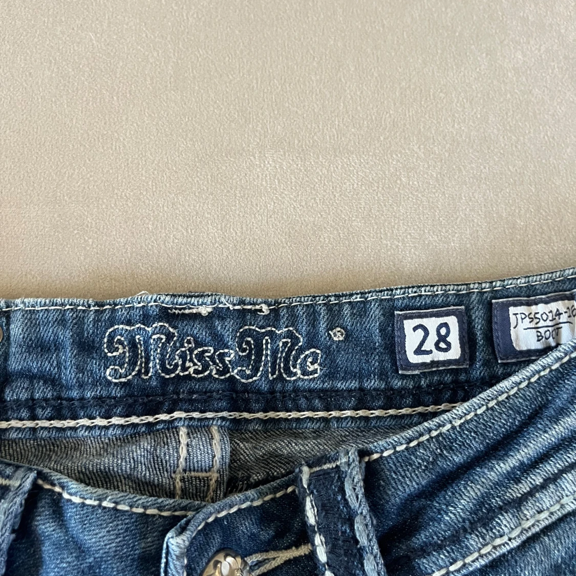 Blå miss me bootcut jeans - 2