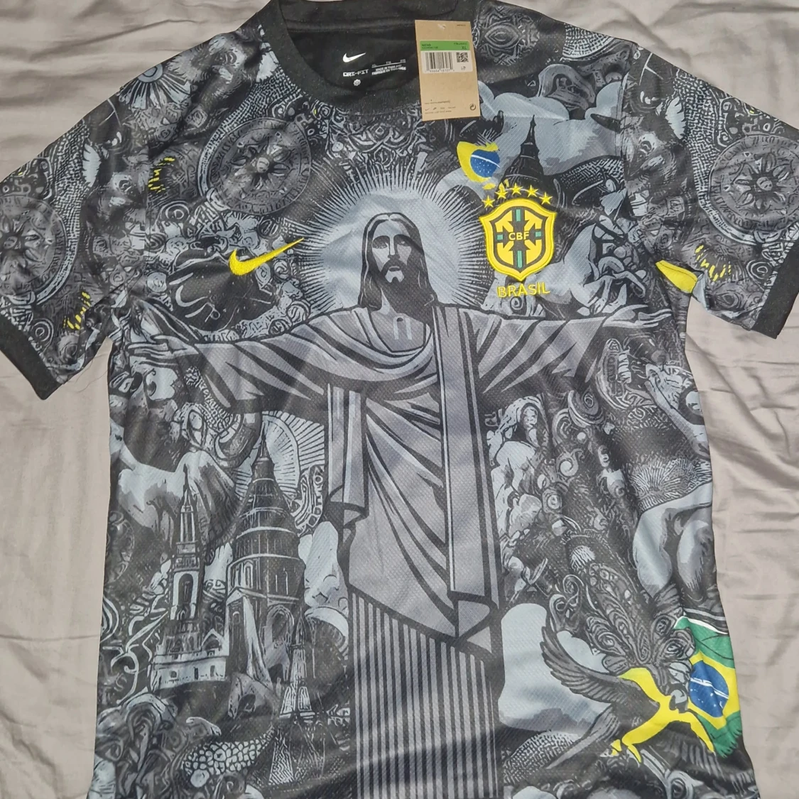 Brasilien Jesus Special Nike Fotbollströja 