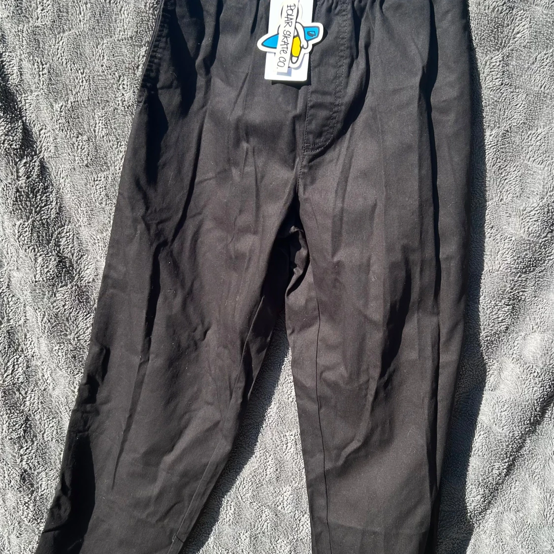 Svarta, helt nya, tunna sommar byxor från Polar Skate Co strl S - 2