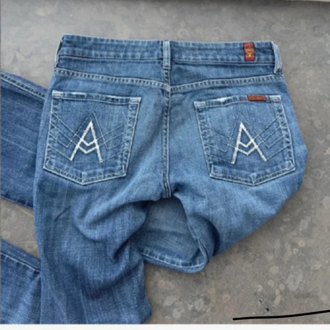 Lågmidjade jeans  - 2