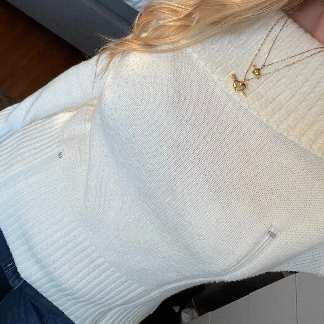 Off shoulder med dragkedjor - 1