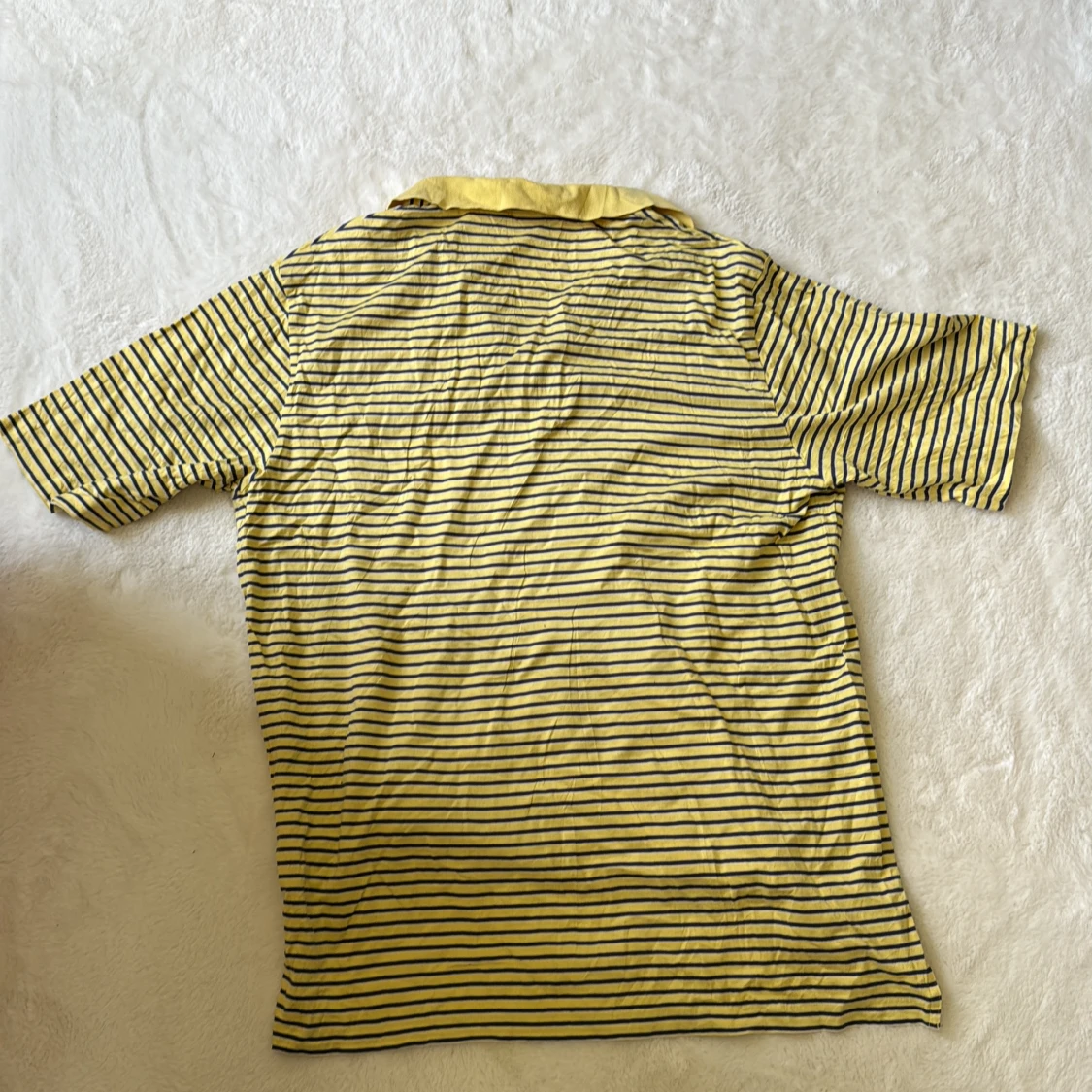 Gul och marinblå randig pikétröja från Polo Golf Ralph Lauren - 2