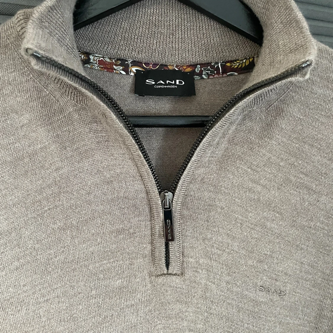 Beige halvzip-tröja från Sand Copenhagen - 1