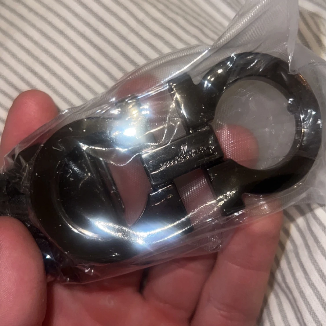 Svart feregamo bälte/ge bud 