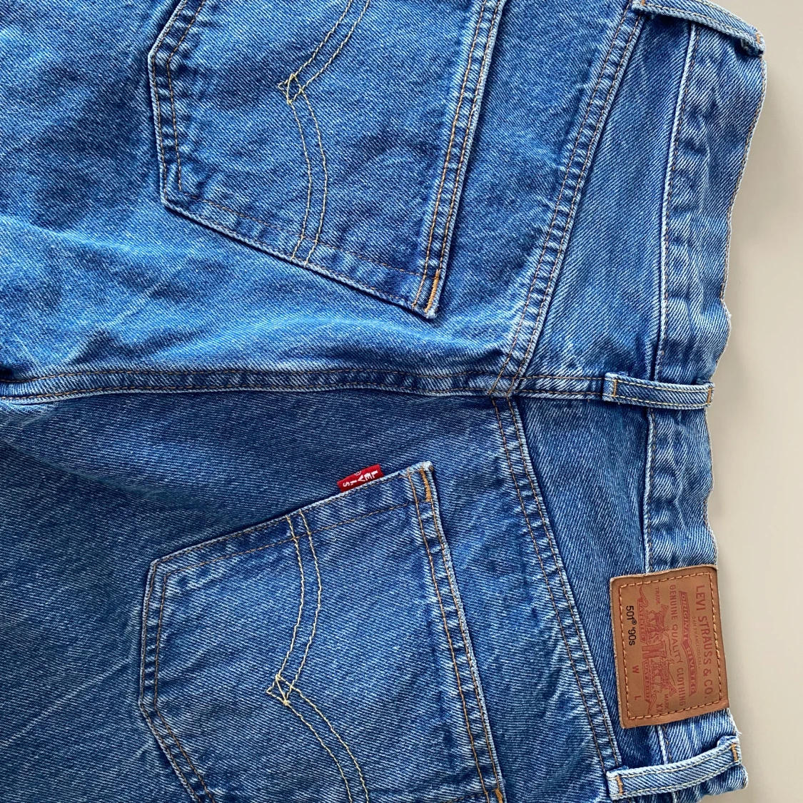Blå Levis 501 jeans - 2