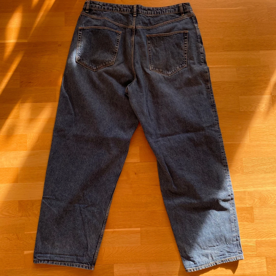 Blåa oversized jeans - 1