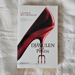 Se omslag, titel ej tillåten - Boken 'Djävulen bär Prada' av Lauren Weisberger handlar om Andrea Sachs som får jobb som assistent på modemagasinet Runway. Hon möter den krävande chefredaktören Miranda Priestly och ställs inför utmaningar som testar hennes gränser. En berättelse om modevärldens press och ambition.