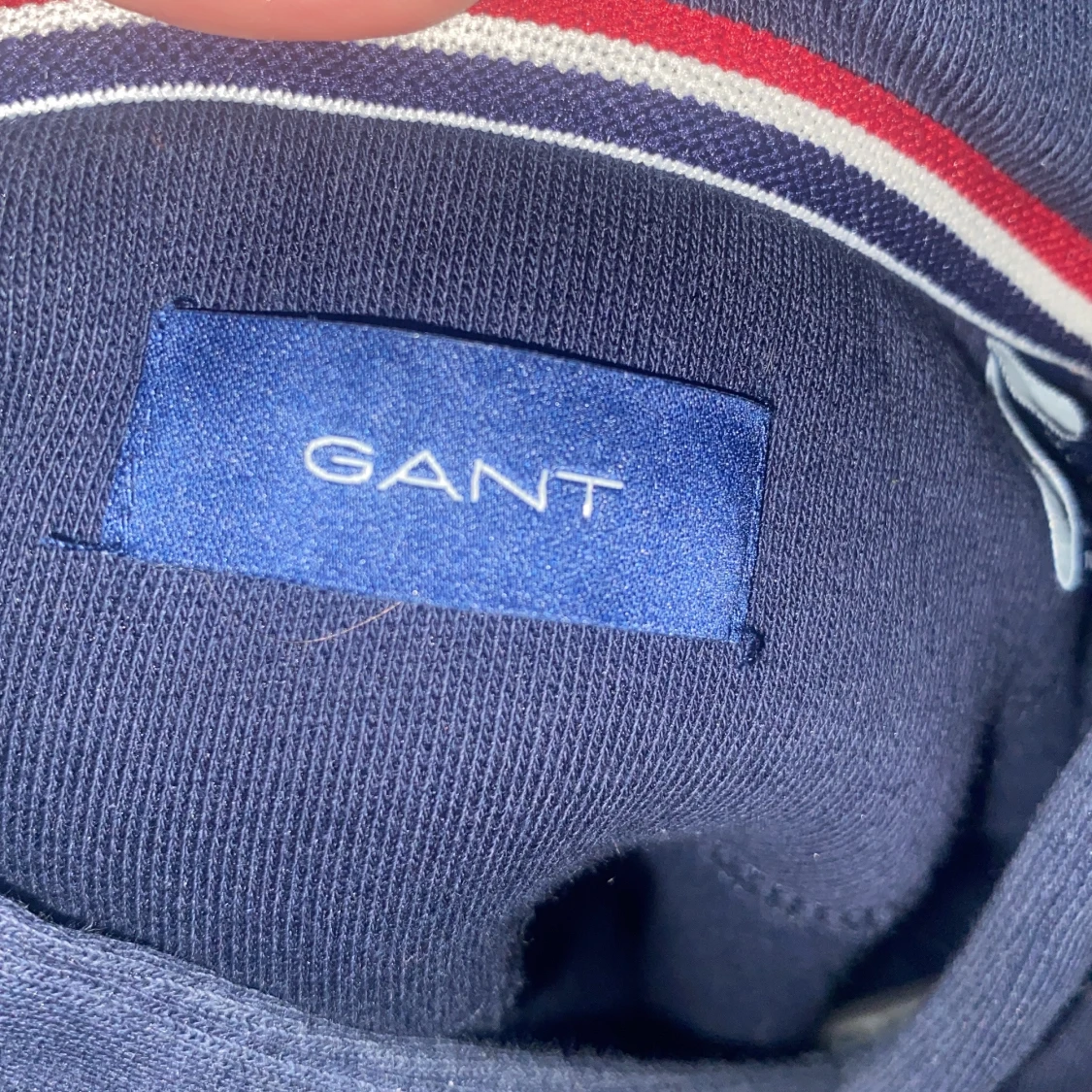 Blå hoodie från GANT - 1