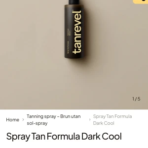 Tanrevel refill Dark Cool - Tanrevel Spray Tan Formula Dark Cool. 80 ml, ej använd då jag råka köpa fel färg. nypris: 369 kr