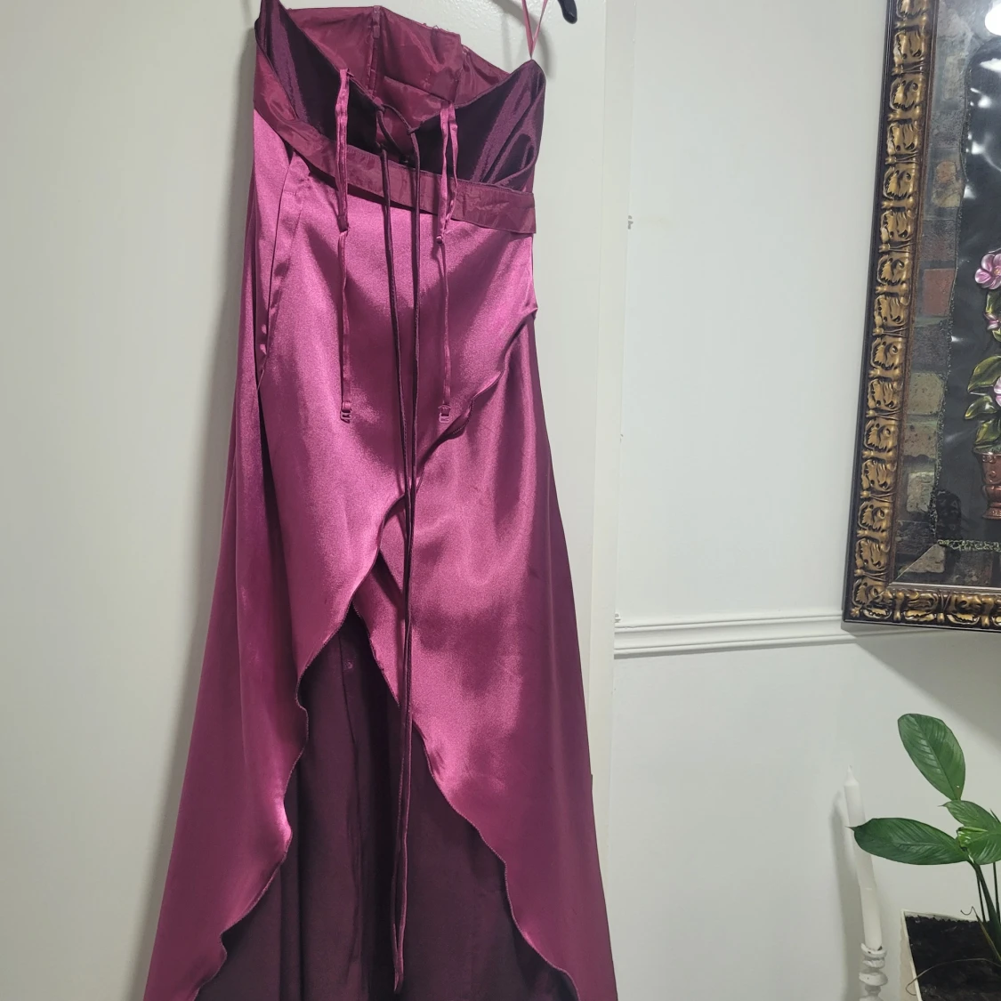 Mörkrosa långklänning från Juju & Christine - 1