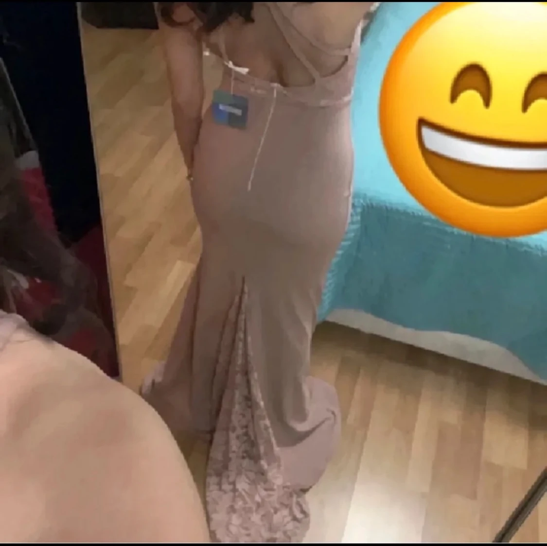 Ljusrosa festklänning  - 2