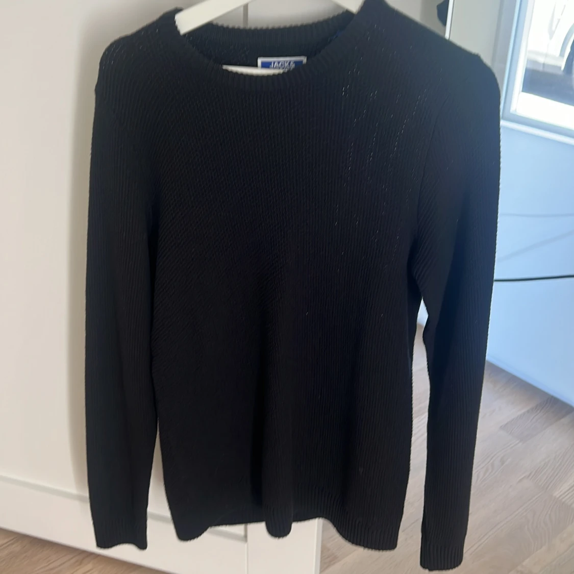 Svart stickad tröja Jack & Jones