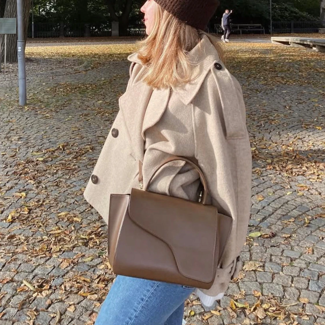 Brun läderväska ATP - 1